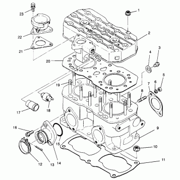 CYLINDER CLASSIC TOURING 0963365 and EUROPEAN CLASSIC TOURING E963365 (4933623362C009)