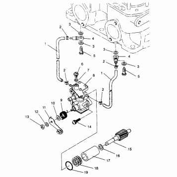 OIL PUMP CLASSIC TOURING 0963365 and EUROPEAN CLASSIC TOURING E963365 (4933623362C014)