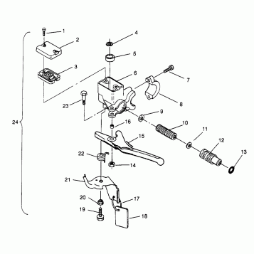 MASTER CYLINDER XLT 0966756 (4933823382B001)