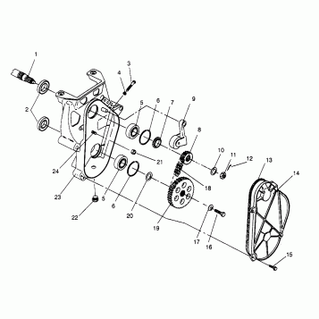 CHAINCASE XLT 0966756 (4933823382B008)