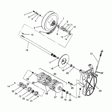 DRIVE TRAIN XLT 0966756 (4933823382B009)