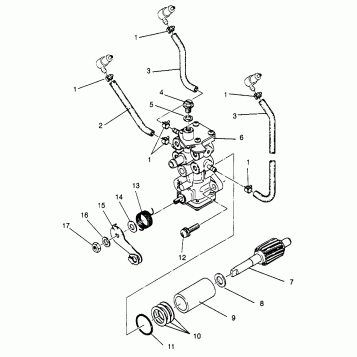 OIL PUMP XLT 0966756 (4933823382C011)