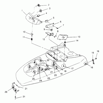 HOOD/HEADLIGHT CLASSIC 0963865 (4935383538A012)