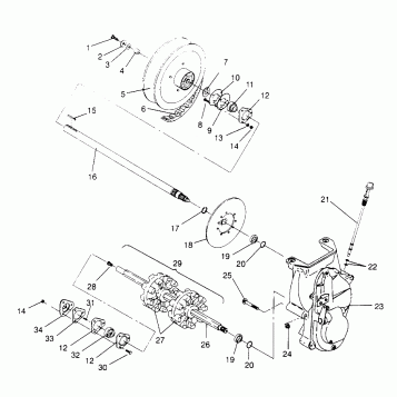DRIVE TRAIN CLASSIC 0963865 (4935383538B009)