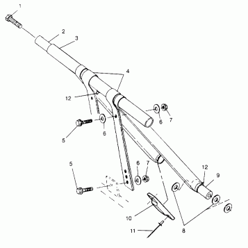 FRONT TORQUE ARM CLASSIC 0963865 (4935383538B012)