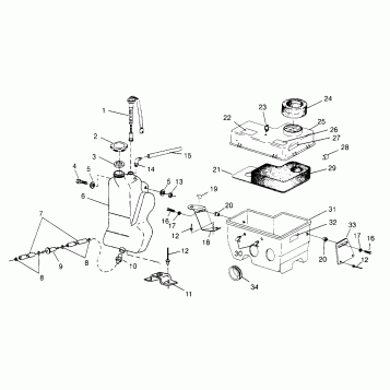 OIL TANK / AIR BOX CLASSIC 0963865 (4935383538C004)