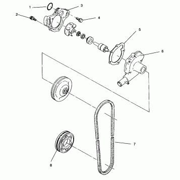 WATER PUMP CLASSIC 0963865 (4935383538C008)
