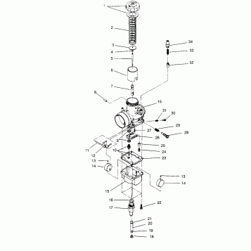 CARBURETOR CLASSIC 0963865 (4935383538C010)