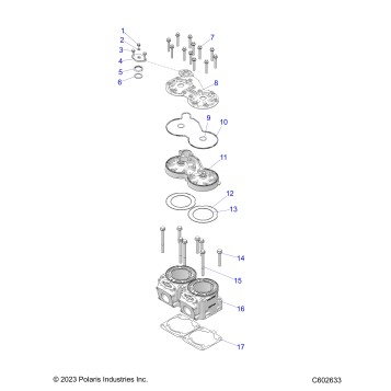 ENGINE, CYLINDER - S26MDX6DSA (C602633)