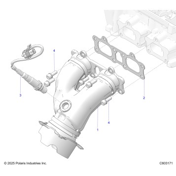 ENGINE, MANIFOLD - S26TLF9FSL (C603171)