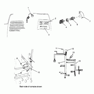 IGNITION and WIRE HARNESS 500 EFI 0963774 and EUROPEAN 500 EFI E963774 (4936183618A014)