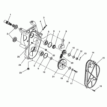 CHAINCASE 500 EFI 0963774 and EUROPEAN 500 EFI E963774 (4936183618B008)