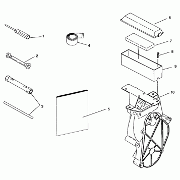 TOOL KIT 500 EFI 0963774 and EUROPEAN 500 EFI E963774 (4936183618C006)