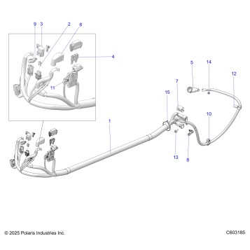 ELECTRICAL, HARNESS, REAR - S26AJE9FSL/AJN9FSL/FSM (C603185)