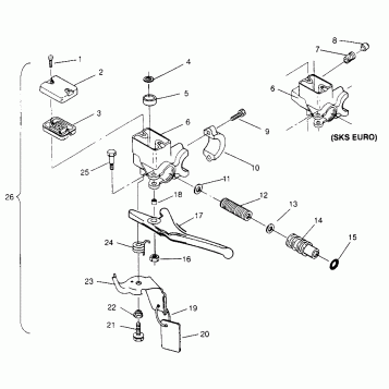 MASTER CYLINDER ULTRA SP 0960678 and EUROPEAN ULTRA SP E960678 (4937083708B007)