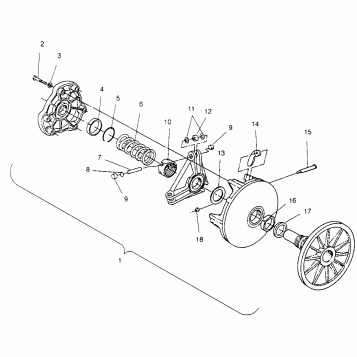DRIVE CLUTCH ULTRA SP 0960678 and EUROPEAN ULTRA SP E960678 (4937083708B014)