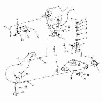 EXHAUST SYSTEM ULTRA SP 0960678 and EUROPEAN ULTRA SP E960678 (4937083708C003)
