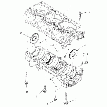 CRANKCASE ULTRA SP 0960678 and EUROPEAN ULTRA SP E960678 (4937083708C008)