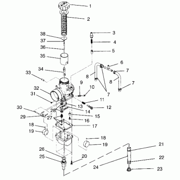 CARBURETOR ULTRA SP 0960678 and EUROPEAN ULTRA SP E960678 (4937083708C013)