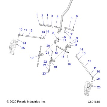 STEERING, LOWER - S23TKV8RS (C601615)
