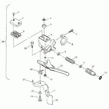 MASTER CYLINDER SUPER SPORT 0970761 (4937643764A014)