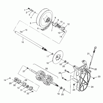DRIVE TRAIN SUPER SPORT 0970761 (4937643764B007)