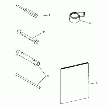 TOOL KIT SUPER SPORT 0970761 (4937643764C004)