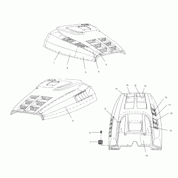 HOOD - FOAM/FOIL - E970243 (4937673767a013)