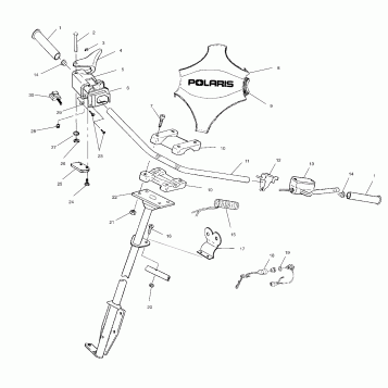 STEERING - HANDLEBAR - E970243 (4937673767b003)