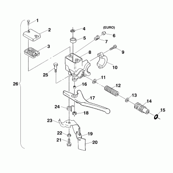 MASTER CYLINDER - E970243 (4937673767b005)