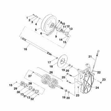 DRIVE TRAIN - 0970443 (4937673767b008)