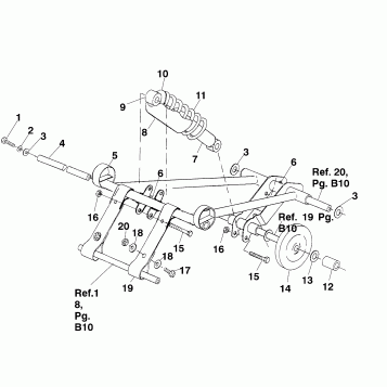 FRONT TORQUE ARM (Touring) - E970243 (4937673767b014)