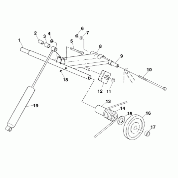 REAR TORQUE ARM (Sport) - 0970443 (4937673767c001)