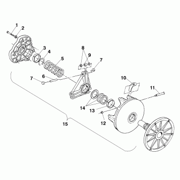 DRIVE CLUTCH - E970243 (4937673767c003)