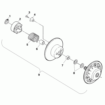 DRIVEN CLUTCH - E970243 (4937673767c004)