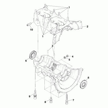 CRANKCASE - E970243 (4937673767c008)