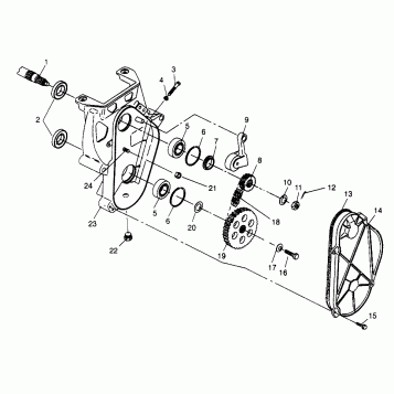 CHAINCASE XLT 0970756, XLT SKS 0970556, and XLT RMK 0970956 (4937693769B009)