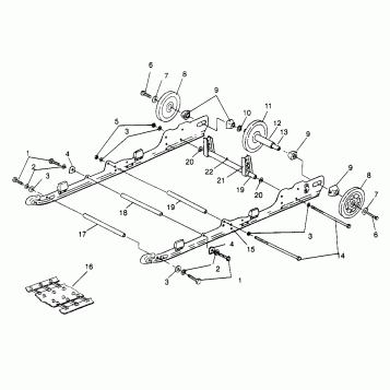 SUSPENSION XLT 0970756 (4937693769B011)