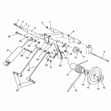 REAR TORQUE ARM (SKS) XLT SKS 0970556 (4937693769C004)