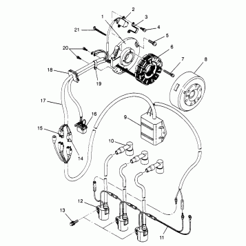 MAGNETO XLT 0970756, XLT SKS 0970556, and XLT RMK 0970956 (4937693769D006)