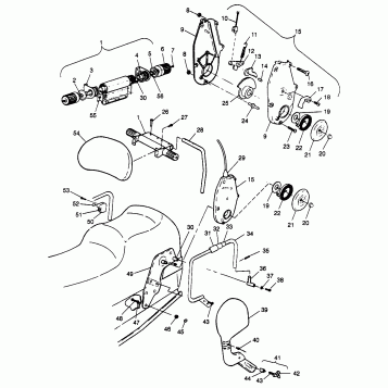 BACKREST XLT TOURING 0973357 and EUROPEAN XLT TOURING E973357 (4937723772A007)