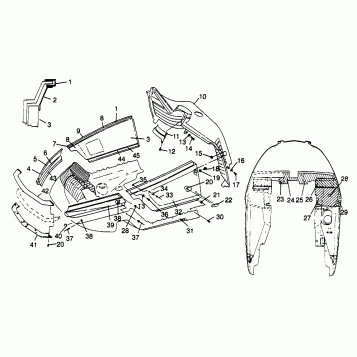 NOSEPAN XLT TOURING 0973357 and EUROPEAN XLT TOURING E973357 (4937723772A011)