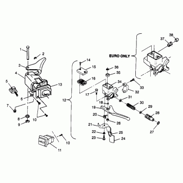 CONTROLS XLT TOURING 0973357 and EUROPEAN XLT TOURING E973357 (4937723772B006)