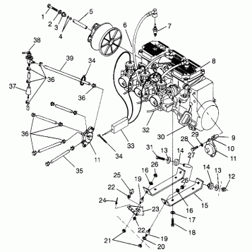 ENGINE MOUNTING XLT TOURING  0973357 and EUROPEAN XLT TOURING  E973357 (4937723772C004)