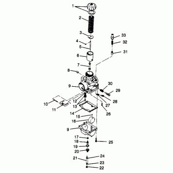 CARBURETOR XLT TOURING 0973357 and EUROPEAN XLT TOURING E973357 (4937723772C011)