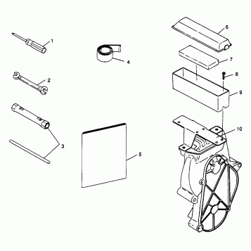 TOOL KIT XLT TOURING 0973357 and EUROPEAN XLT TOURING E973357 (4937723772D003)
