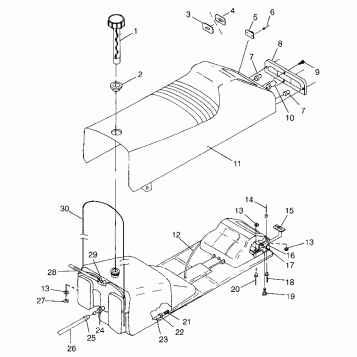 SEAT and GAS TANK XLT SP 0976676 (4937753775A007)