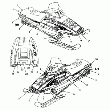 HOOD - DECALS XLT SP 0976676 (4937753775A012)