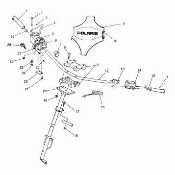 STEERING - HANDLEBAR XLT SP 0976676 (4937753775B004)
