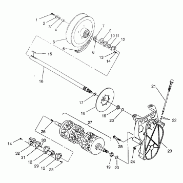 DRIVE TRAIN XLT SP 0976676 (4937753775B009)